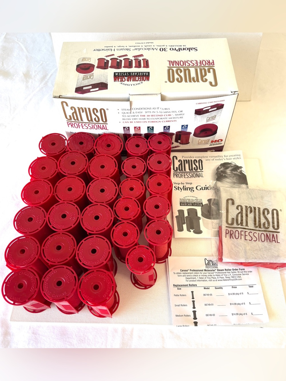 Caruso Professional Salon Pro Molecular Steam Hair Replacement Rollers Only